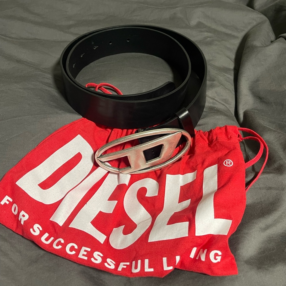 Diesel leather belt